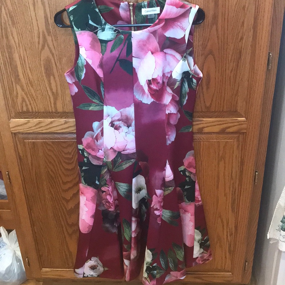 Calvin Klein fit n flare dress